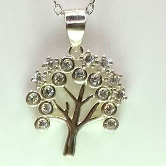 #AAU Tree of Life 925 Silver Pendant & 18” 925 Chain - Picture 8 of 11